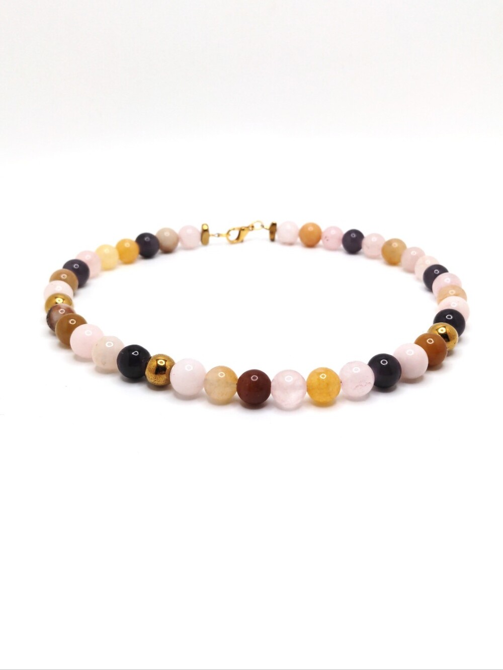 381MIDALANE Semi-Precious Quartz Choker
